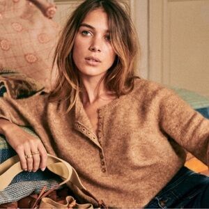 Sezane Brown Sweater